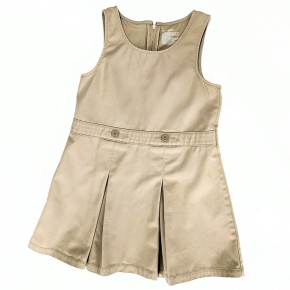 Girls Cat & Jack School Uniforms Kick Pleat Jumper EUC - Picture 1 of 5